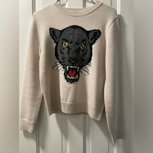 Straight to hell panther sweater